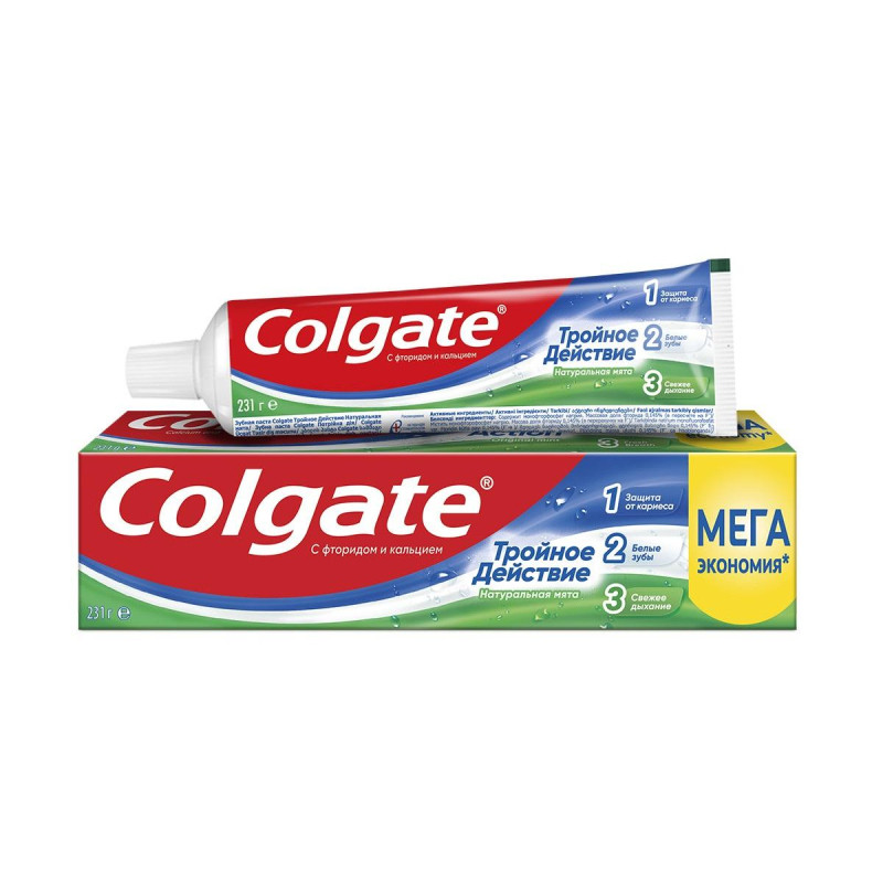 Зубная паста Colgate Тройное действие, 150 мл FCN89284 Зубная паста Colgate Тройное действие, 150 мл FCN89284