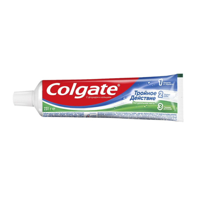 Зубная паста Colgate Тройное действие, 150 мл FCN89284 Зубная паста Colgate Тройное действие, 150 мл FCN89284