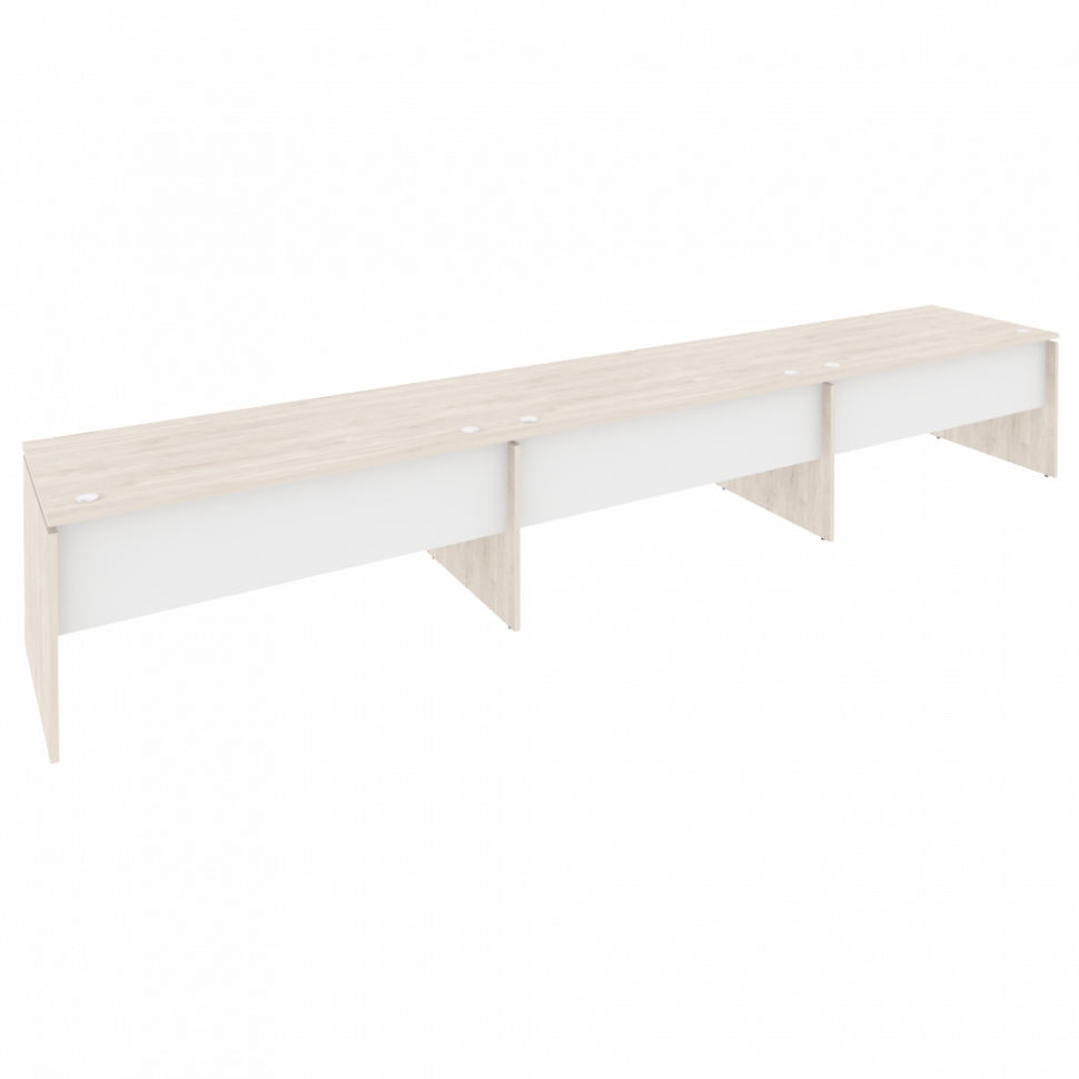 Onix Рабочая станция O.RS-3.4.8 Денвер Светлый/Белый Бриллиант 4740*800*750