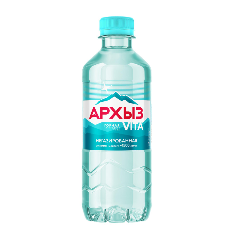 Вода минеральная Архыз мин. без газа пэт 0,33 л