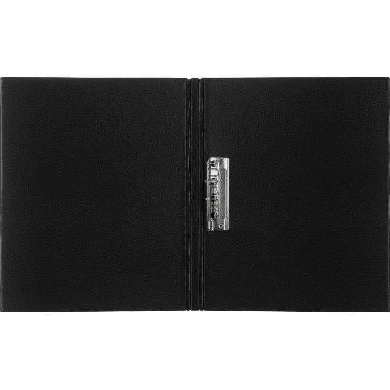 Папка с зажимом  черная Дания-Россия