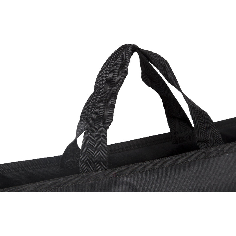 Папка-портфель A4 2 отделения, на молнии, 100% полиэстер, черный 63753