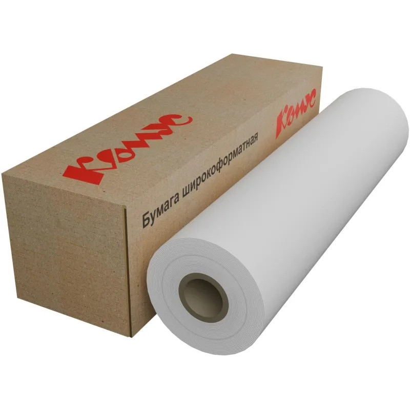 Бумага широкоформатная InkJet 80г 620ммх45м 50,8мм