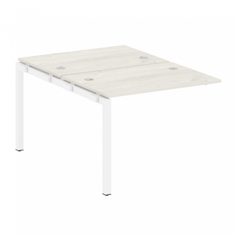 Metal System Quattro Проходной элемент рабочей станции на П-образном м/к 50БП.ПРС-СП-2.1 Дуб Наварра