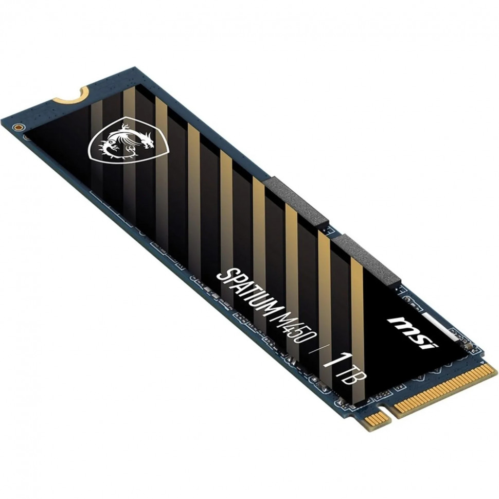 SSD накопитель MSI SSD SPATIUM M450, 1000GB, M.2 PCIe4.0x4(S78-440L0M0-P83