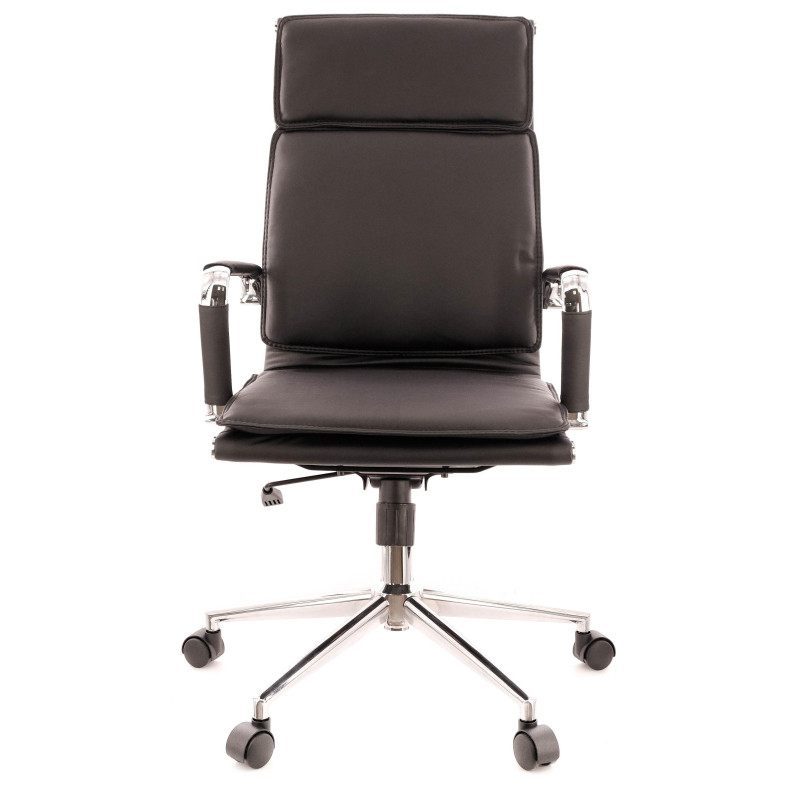 Кресло 0MX_EV_Everprof Nerey T экокожа черный, хром