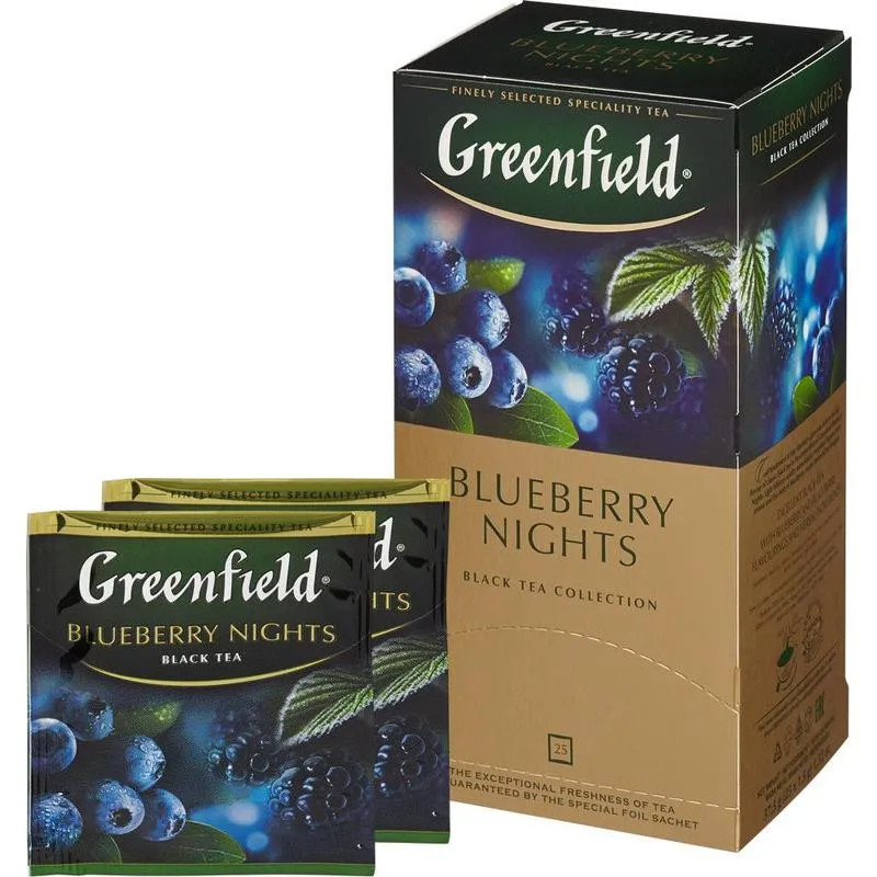 Чай Greenfield Blueberry nights 1,5гх25пак.черн.0996-10-1,365731