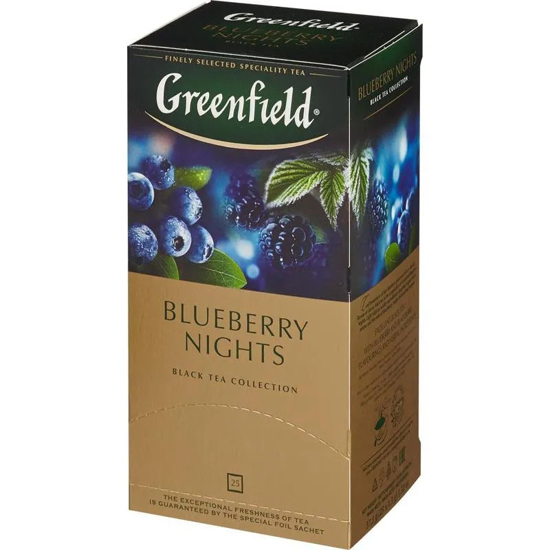 Чай Greenfield Blueberry nights 1,5гх25пак.черн.0996-10-1,365731