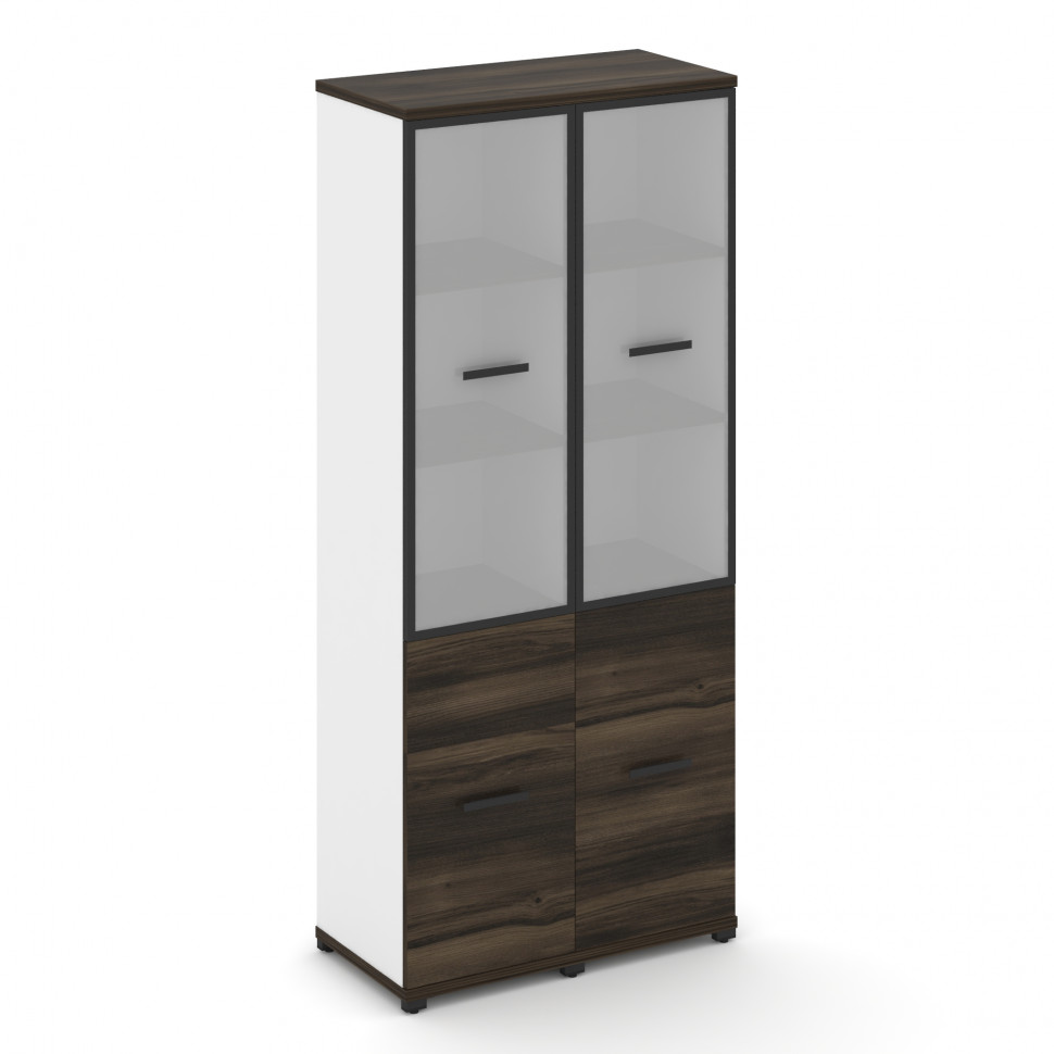 Concept Шкаф 2 узкие секции, 5 ниш CN.STU-522 RMB B Дуб Мали/Белый Бриллиант/Металл Черный/Сатин 836 Concept Шкаф 2 узкие секции, 5 ниш CN.STU-522 RMB B Дуб Мали/Белый Бриллиант/Металл Черный/Сатин 836