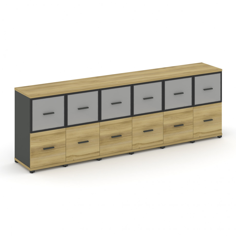 Concept Шкаф 6 узких секций, 2 ниши CN.STU-262 RMB A Дуб Винченцо/Антрацит/Металл Антрацит/Сатин 250 Concept Шкаф 6 узких секций, 2 ниши CN.STU-262 RMB A Дуб Винченцо/Антрацит/Металл Антрацит/Сатин 250