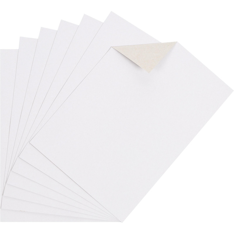 Картон белый  100л,А4,немелов,260гр, уп.крафт