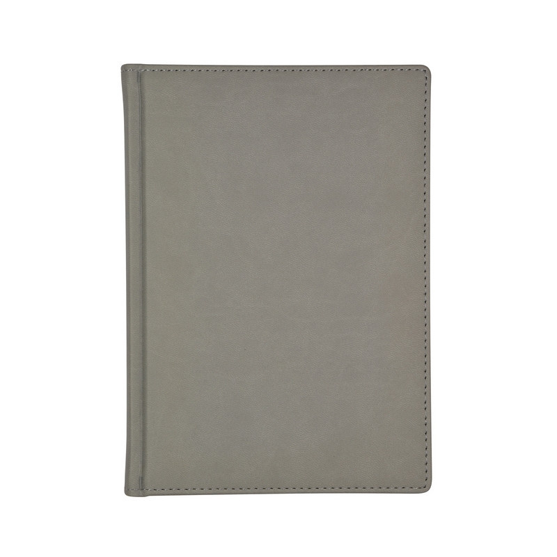 Ежедневник недатированный А5+, 136л, VELVET светло-серый  3-115/28