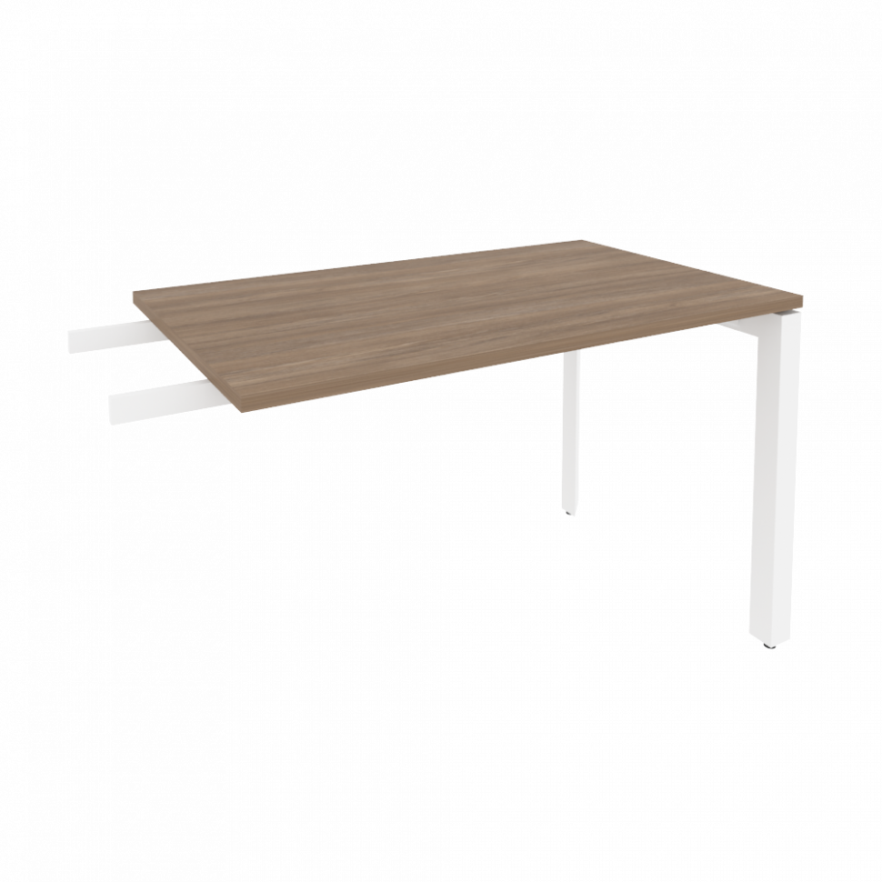 Onix Брифинг-приставка на П-образном м/к O.MP-BR-11 Дуб Аризона/Металл Белый 1180*720*750