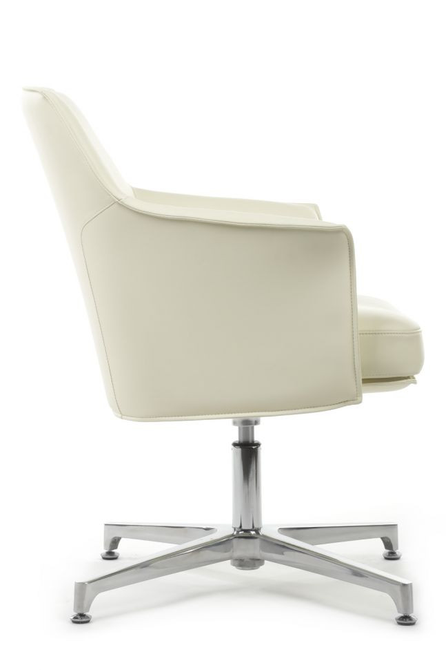 Кресло Rosso-ST С1918 Кремово-белый (3A MND1221) натуральная кожа 68*68*85