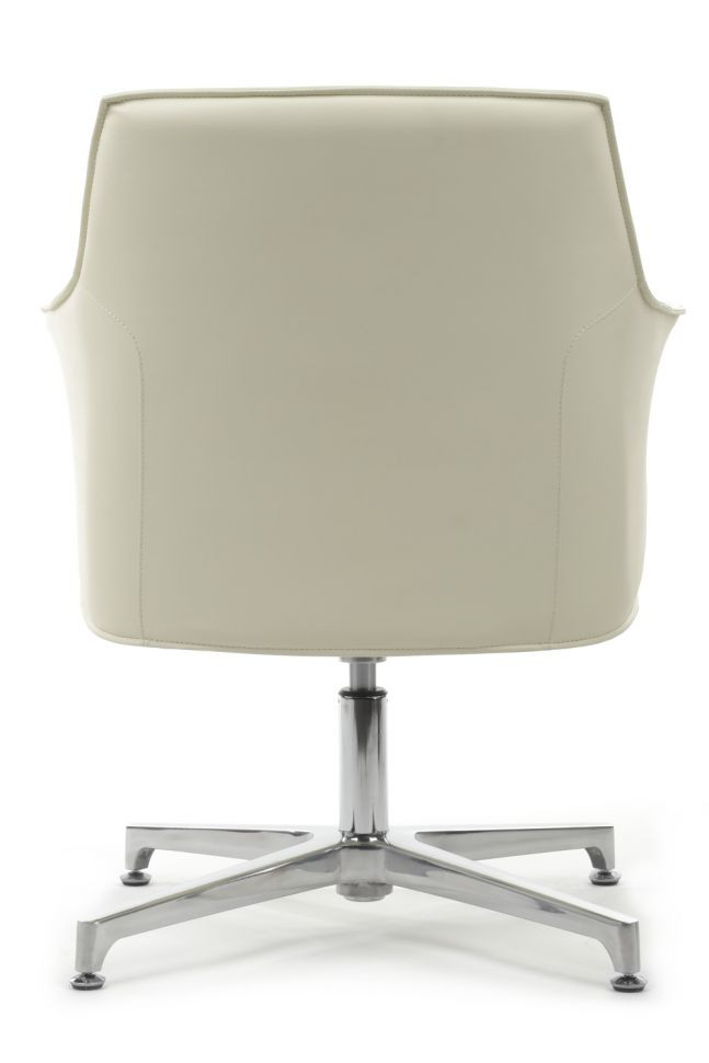 Кресло Rosso-ST С1918 Кремово-белый (3A MND1221) натуральная кожа 68*68*85