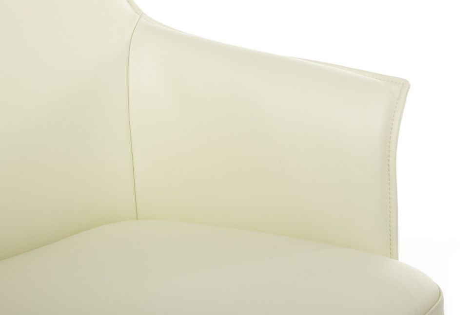 Кресло Rosso-ST С1918 Кремово-белый (3A MND1221) натуральная кожа 68*68*85