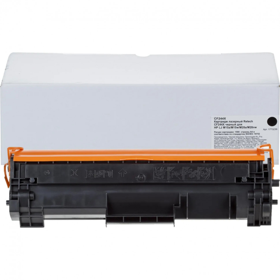 Картридж лазерный 44A Retech CF244X чер. для HP LJ M15a/M15w/M28a/M28nw