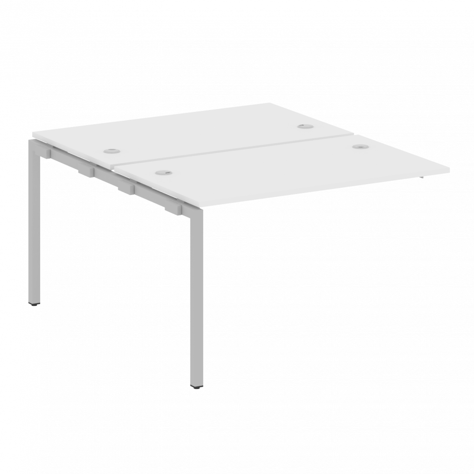 Metal System Quattro Проходной элемент рабочей станции на П-образном м/к 40БП.ПРС-СП-2.2 Белый/Метал Metal System Quattro Проходной элемент рабочей станции на П-образном м/к 40БП.ПРС-СП-2.2 Белый/Метал