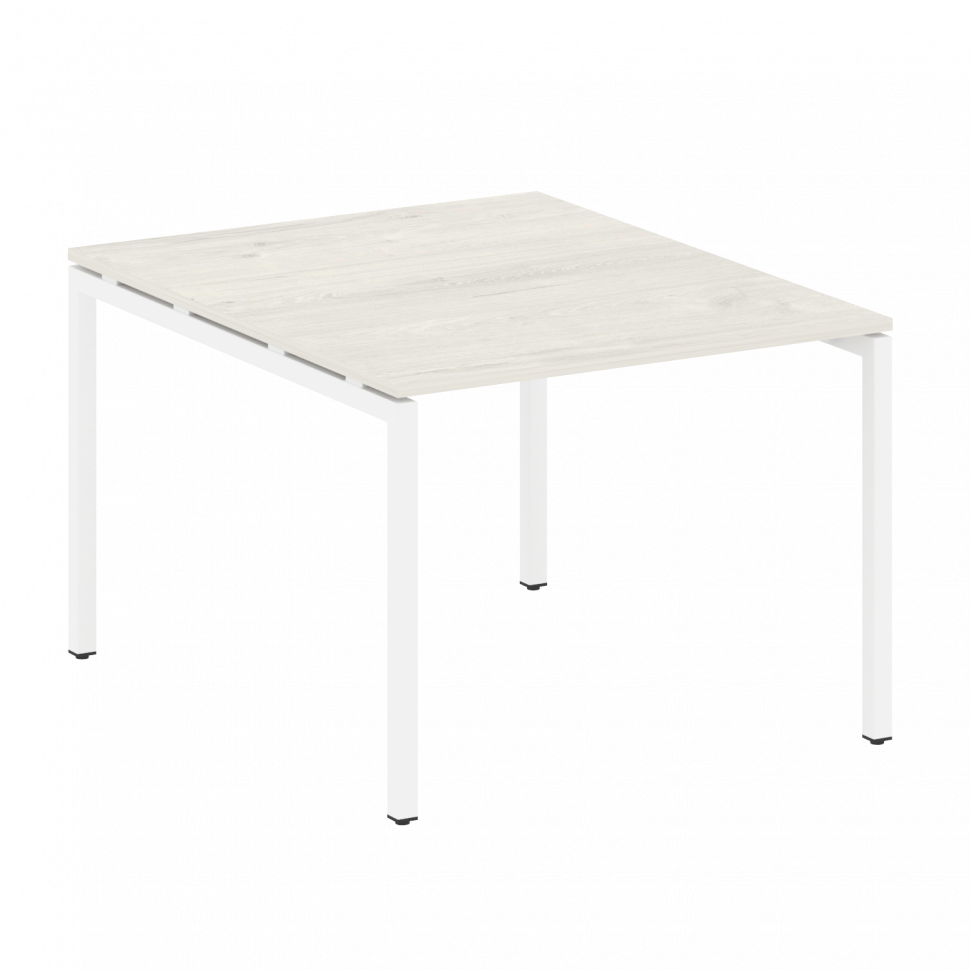 Metal System Quattro Переговорный стол (1 столешница) на П-образном м/к 40БП.ПРГ-1.1 Дуб Наварра/Мет