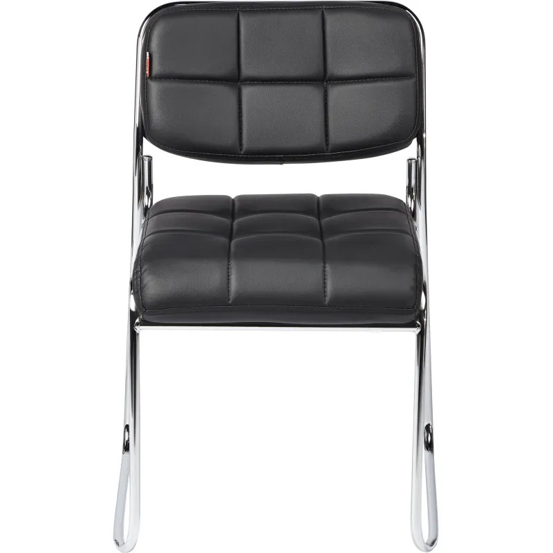 Стул BN_TQ_Стул Echair-803 VP к/з черный,без подл., хром