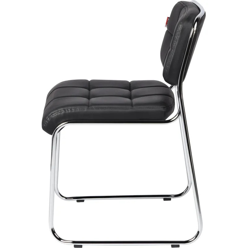 Стул BN_TQ_Стул Echair-803 VP к/з черный,без подл., хром