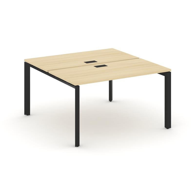 Style Project Рабочая станция двухсторонняя SN-59P.DRS-022 Акация Лорка/Металл Черный/Черный Заглушк