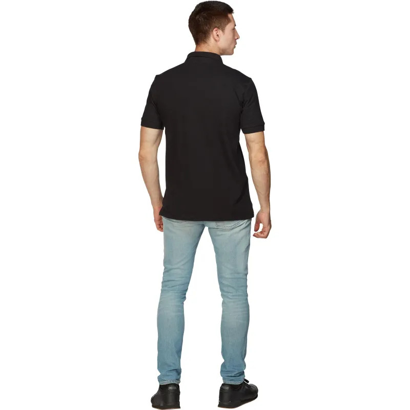 Рубашка Поло (190г.) кор.рукав черная.(L)