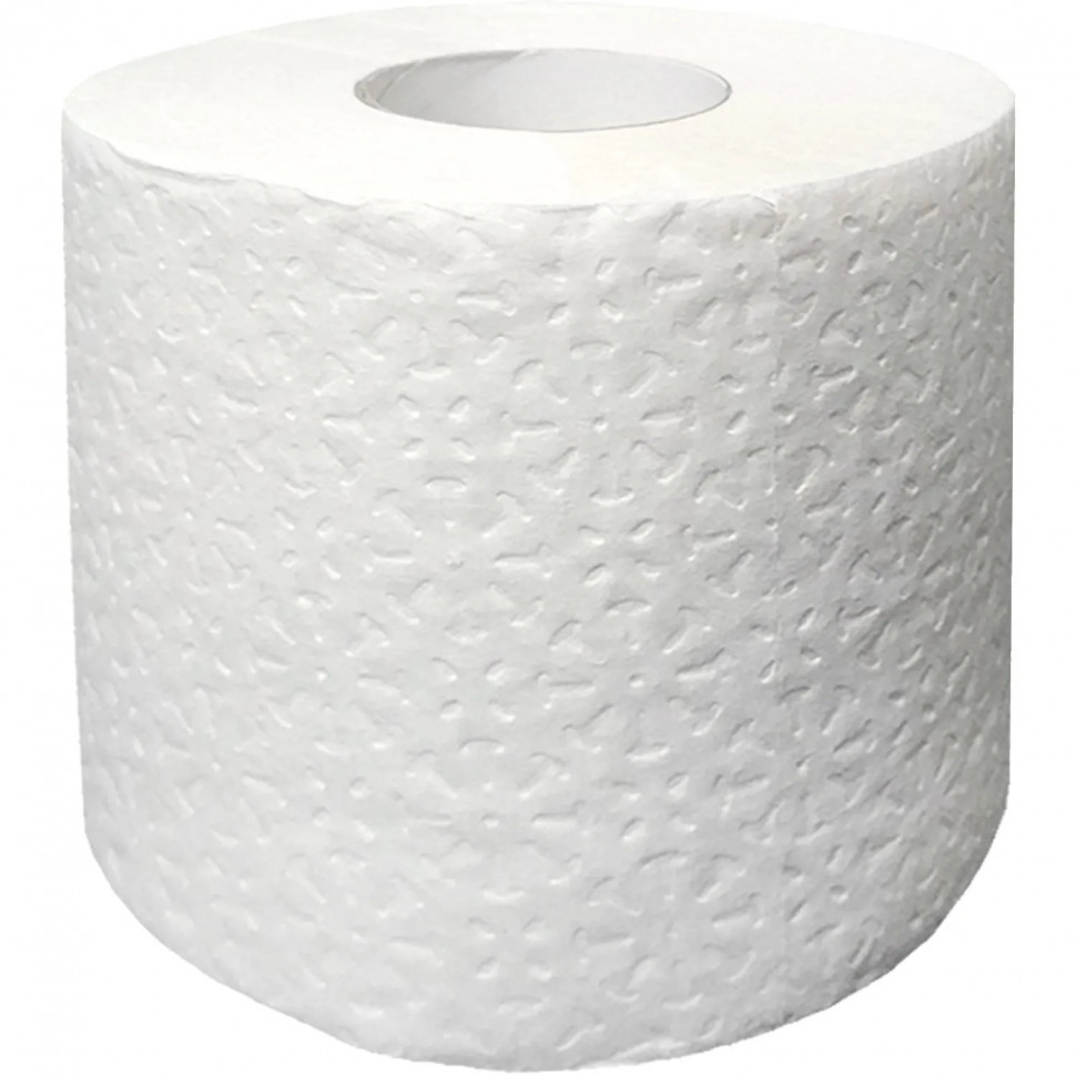 Бумага туалетная 2сл белая вторичная целлюлоза 25м 24рул/уп НСК