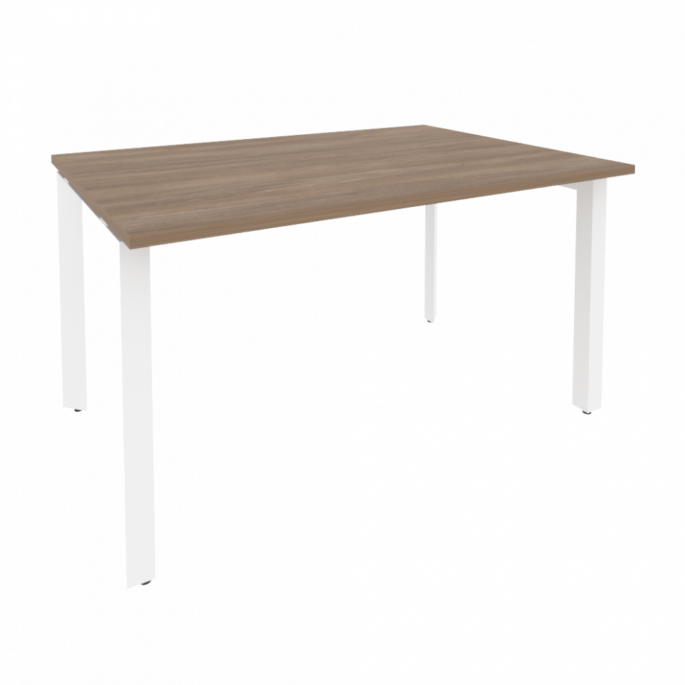 Onix Стол переговорный O.MP-PRG-1.3 Дуб Аризона/Металл Белый 1380*980*750