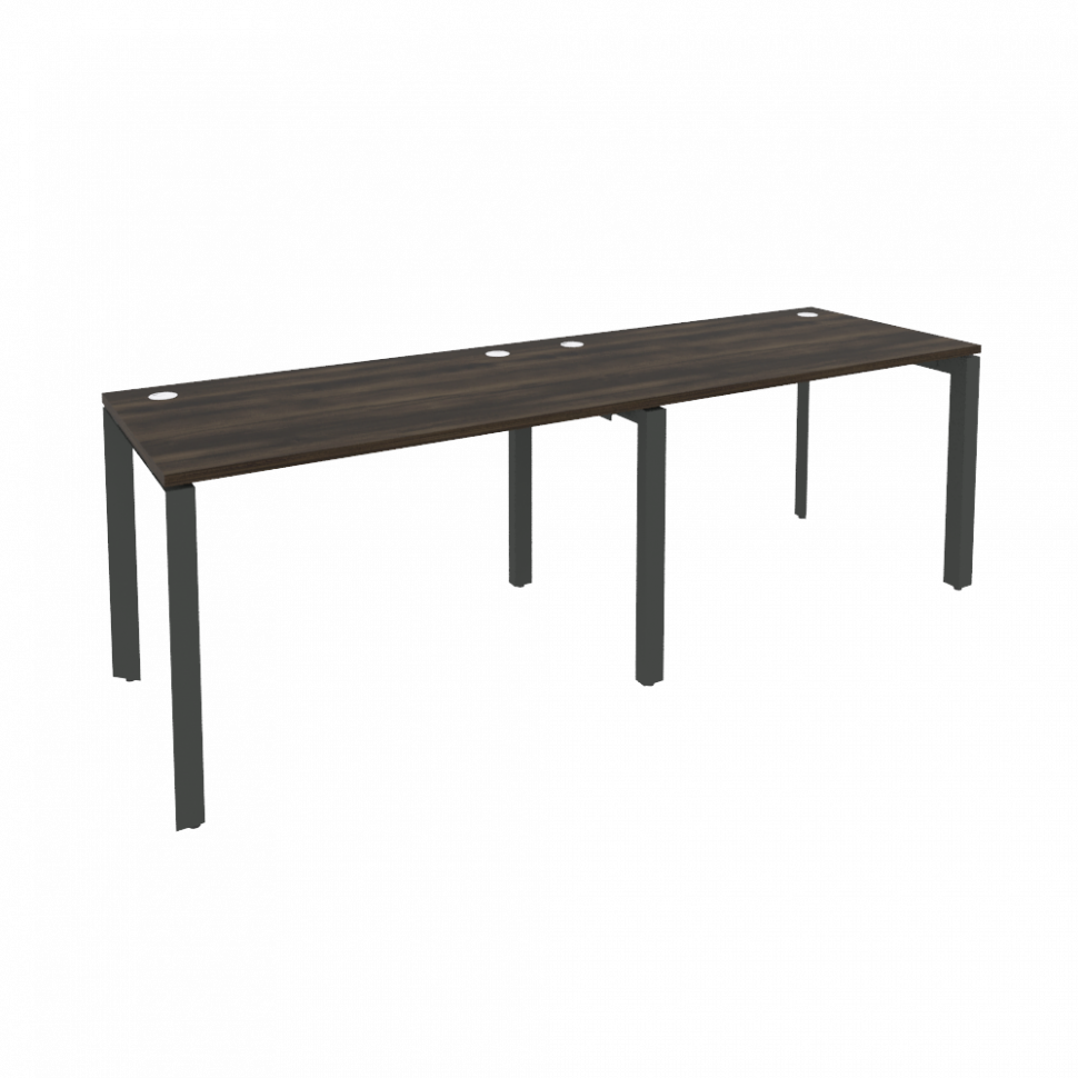 Onix Рабочая станция на П-образном м/к O.MP-RS-2.2.7 Дуб Мали/Металл Антрацит 2360*720*750
