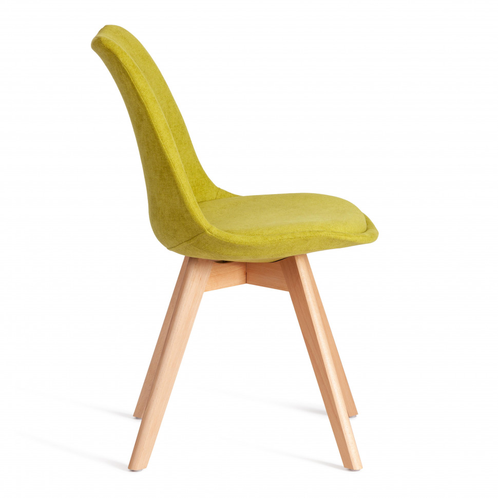Стул TULIP SOFT (mod. 053V) дерево/пластик/ткань, 49,5 x 54,5 x 84 см, Светло-зеленый (Light green) LY1701-8