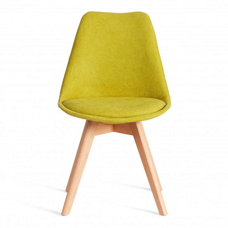 Стул TULIP SOFT (mod. 053V) дерево/пластик/ткань, 49,5 x 54,5 x 84 см, Светло-зеленый (Light green) LY1701-8
