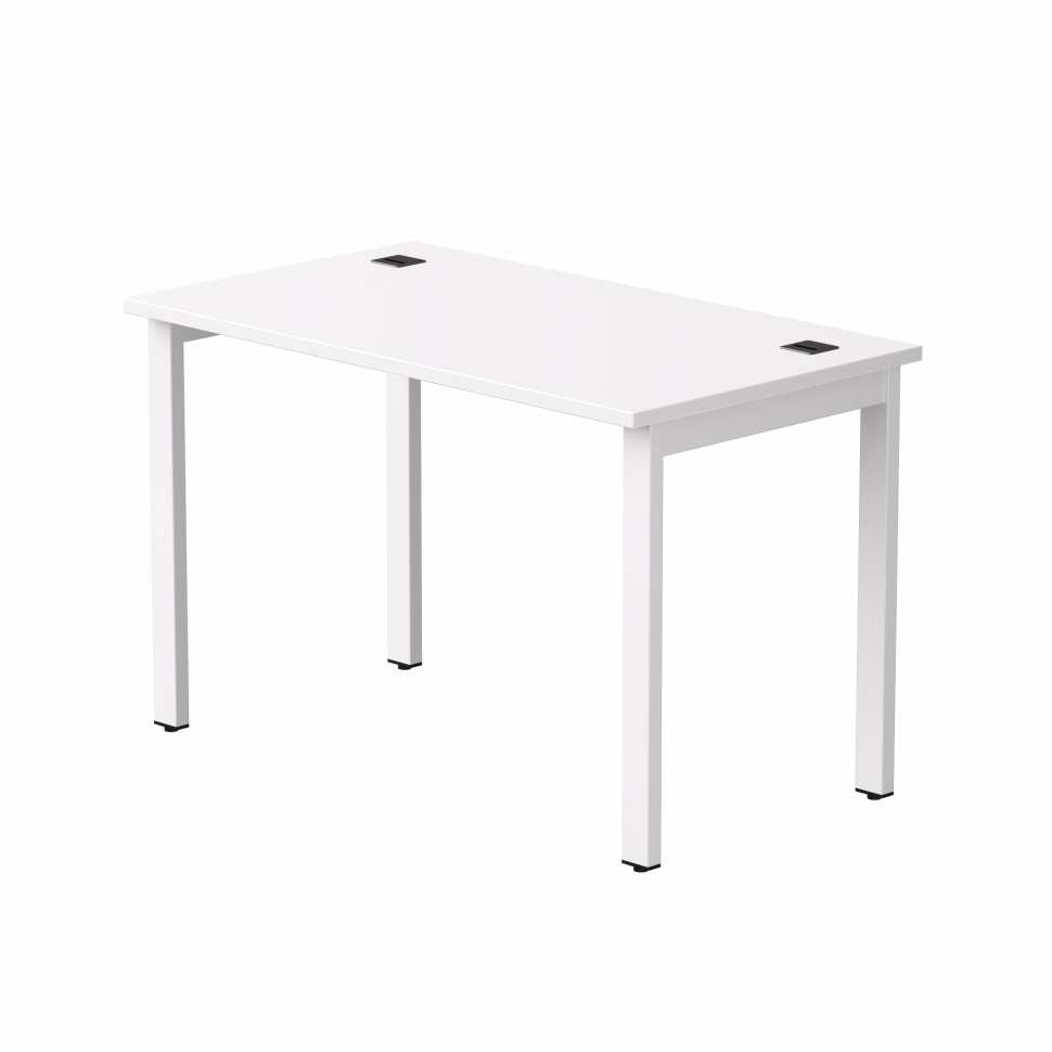 Стол прямой Everprof EVO (ЭВО) на металлокаркасе 1180х670х755 мм Белый/Белый