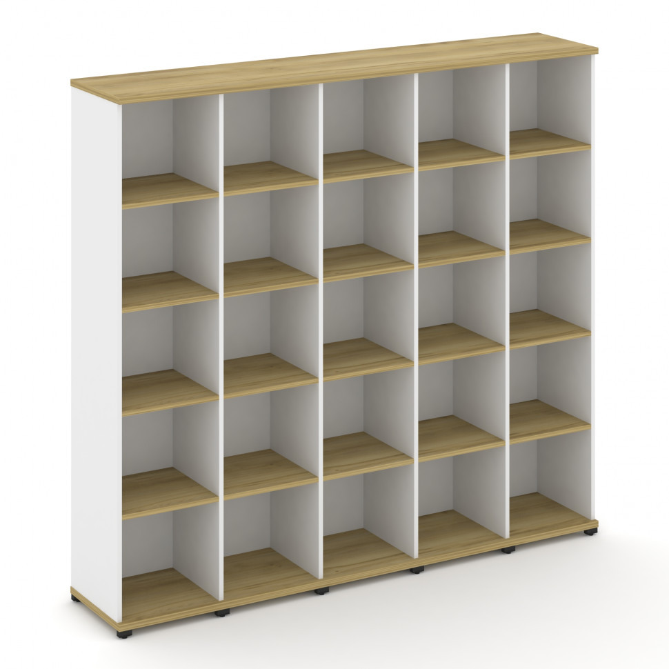 Concept Стеллаж 5 узких секций, 5 ниш CN.STU-550 Дуб Винченцо/Белый Бриллиант/Металл Черный 2084*420 Concept Стеллаж 5 узких секций, 5 ниш CN.STU-550 Дуб Винченцо/Белый Бриллиант/Металл Черный 2084*420