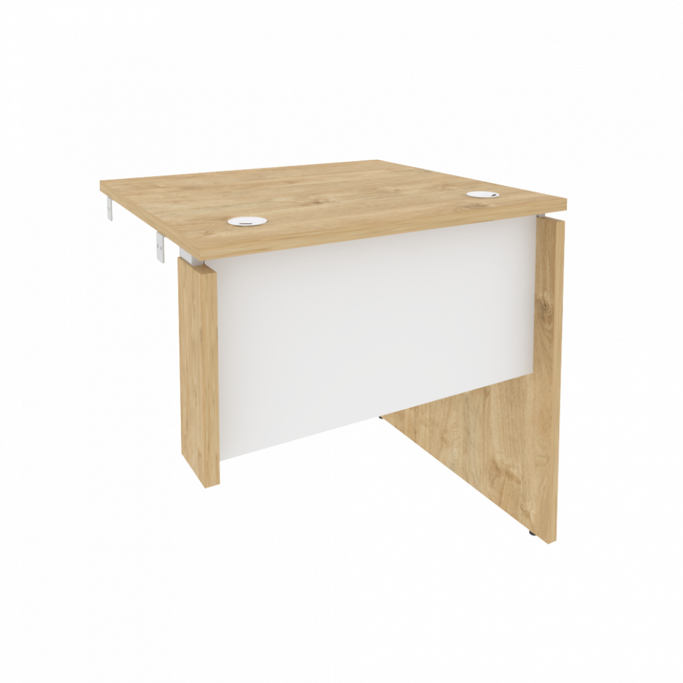 Onix Стол-приставка правый к опорным элементам O.SPR-0.7 (R) Тиквуд Светлый/Белый Бриллиант 780*720* Onix Стол-приставка правый к опорным элементам O.SPR-0.7 (R) Тиквуд Светлый/Белый Бриллиант 780*720*