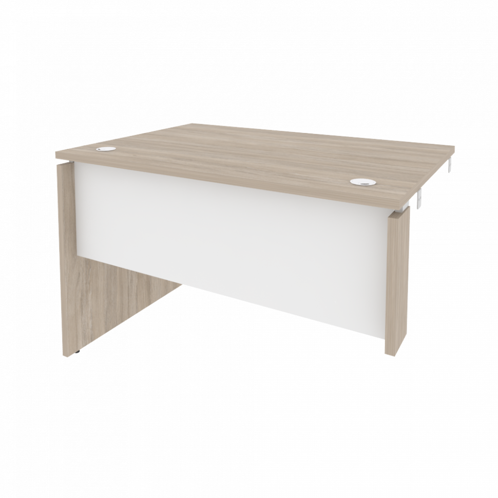 Onix Стол-приставка левый к опорным элементам O.SPR-2.8 (L) Дуб Аттик/Белый Бриллиант 1180*800*750