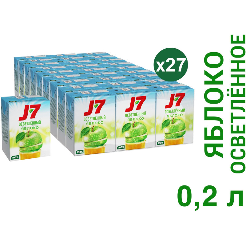 Сок J7 яблоко 0,2л