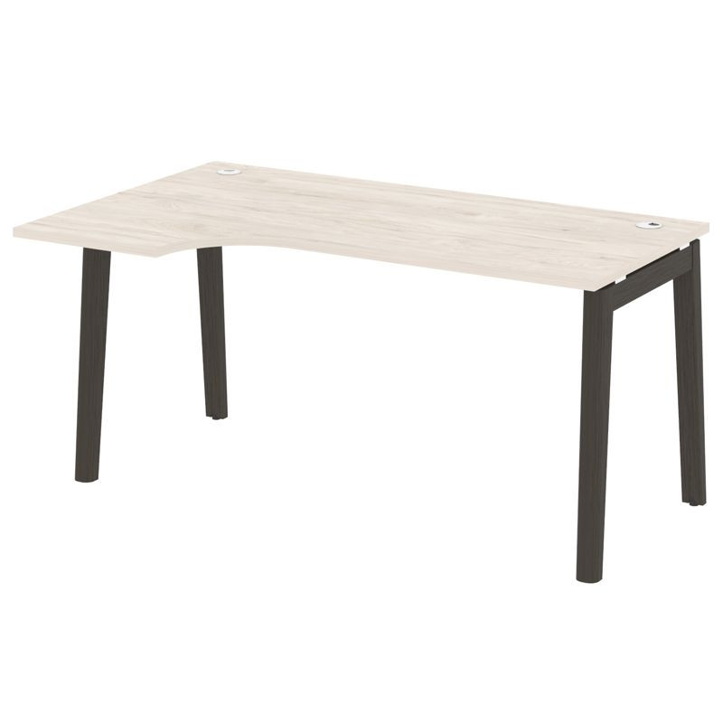 Onix Wood Стол эргономичный левый OW.SA-1 (L) Денвер Светлый/Дуб Темный/Металл Антрацит 1580*980*750 Onix Wood Стол эргономичный левый OW.SA-1 (L) Денвер Светлый/Дуб Темный/Металл Антрацит 1580*980*750