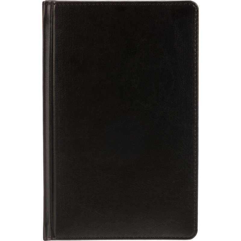 Ежедневник недатированный Attache А5, 160л, 138x213мм под кожу, черный