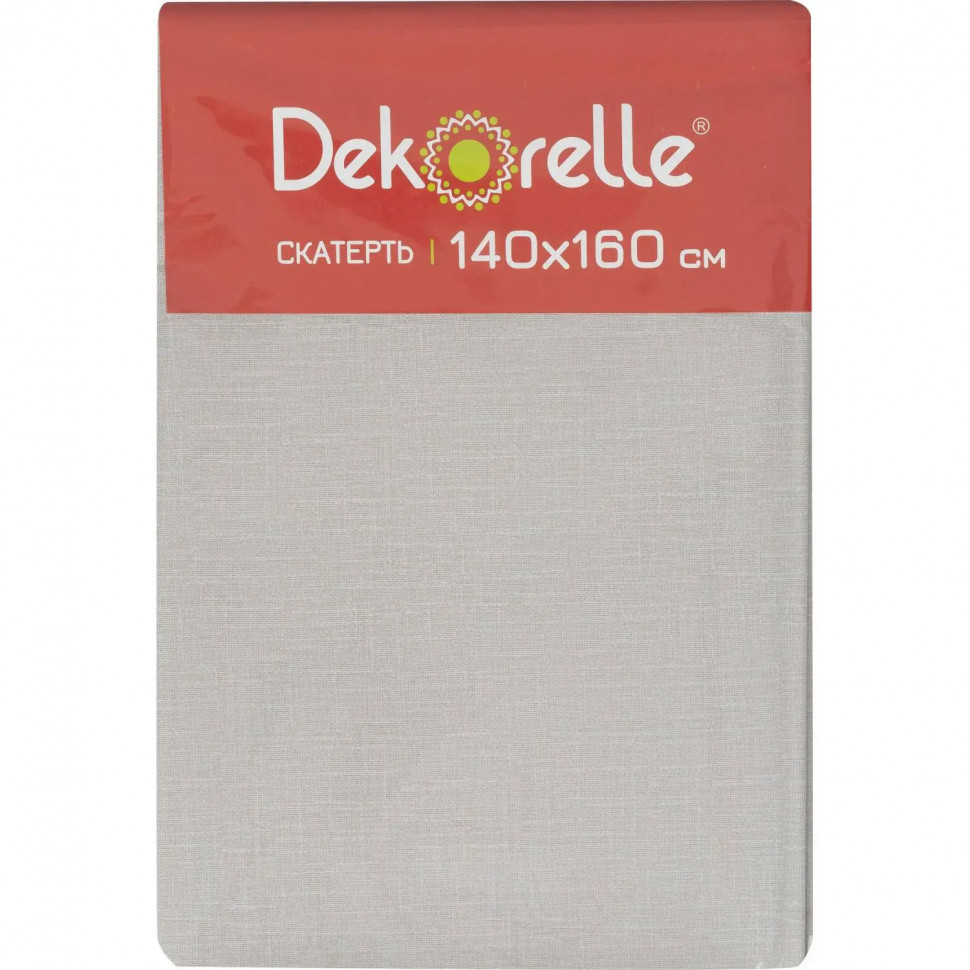 Скатерть ПВХ на тканевой основе Dekorelle Adèle 657-1, разм. 160х140 см