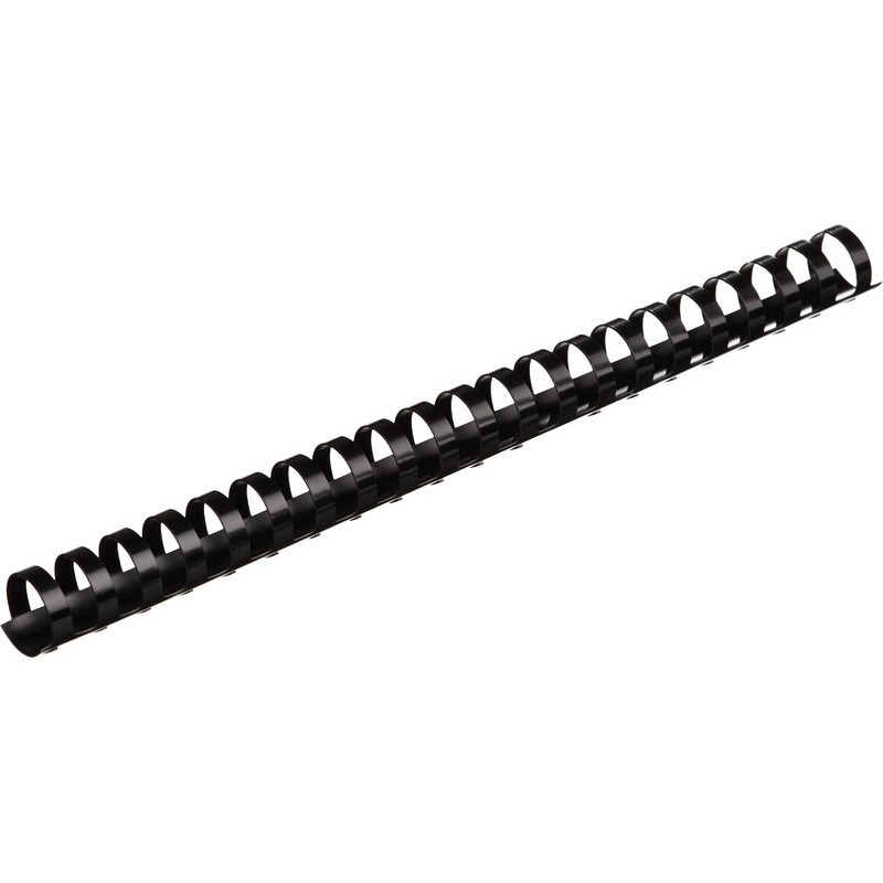 Пружины для переплета пластиковые Promega office 22мм черные 50шт/уп.