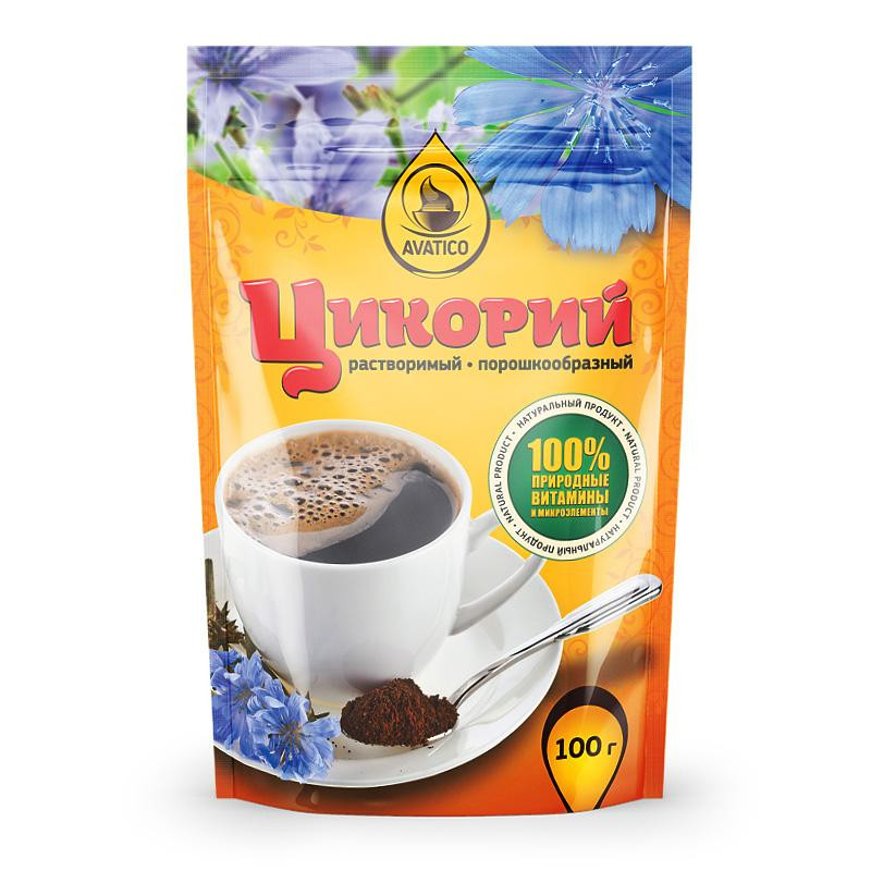Цикорий Avatico растворимый, 100гр Цикорий Avatico растворимый, 100гр