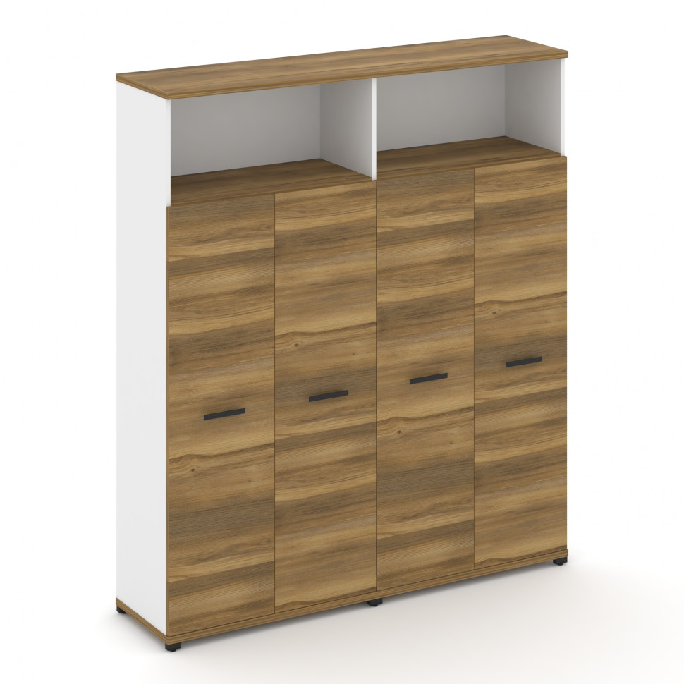 Concept Шкаф 2 широкие секции, 5 ниш CN.STS-526 B Сандал Янтарный/Белый Бриллиант/Металл Черный 1668 Concept Шкаф 2 широкие секции, 5 ниш CN.STS-526 B Сандал Янтарный/Белый Бриллиант/Металл Черный 1668