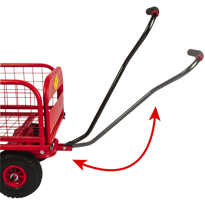 Тачка DDE Трансформер 200 ручная четырехколесная с бортами