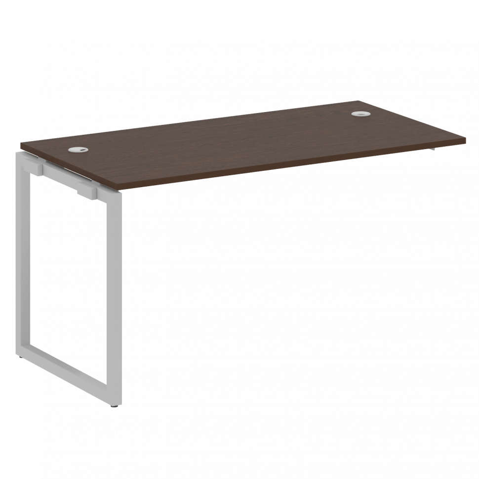 Metal System Quattro Проходной элемент рабочей станции на О-образном м/к 40БО.ПРС-СП-1.3 Венге Цаво/