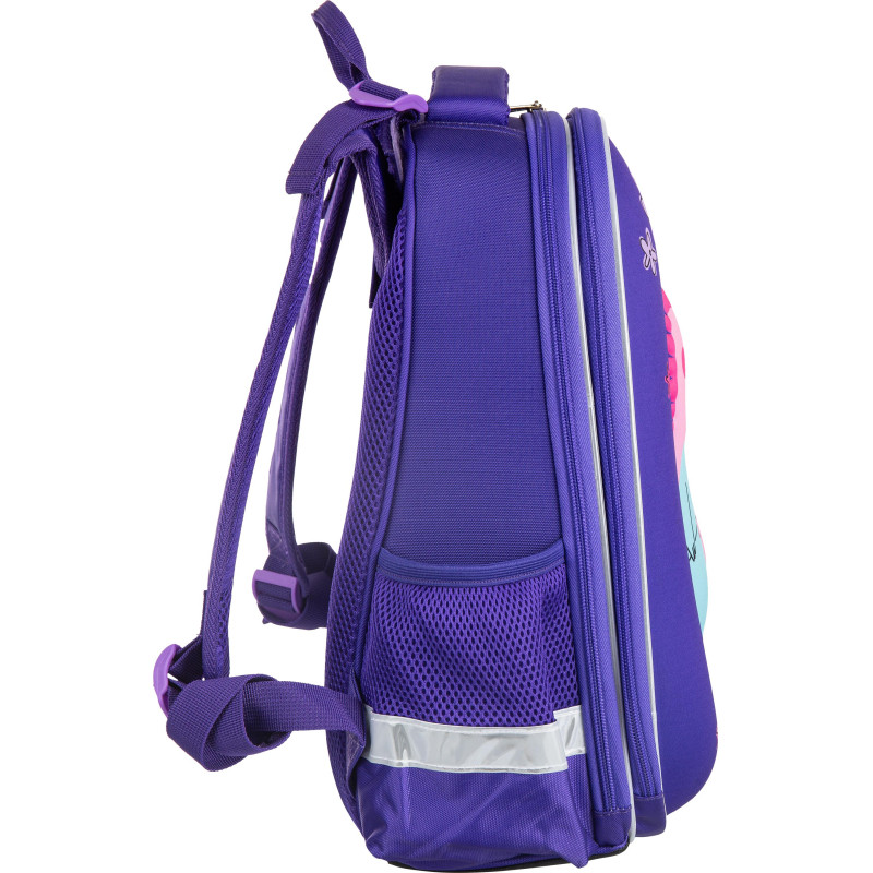 Ранец  3D Dino princess, 2 отд., эргоном. спинка