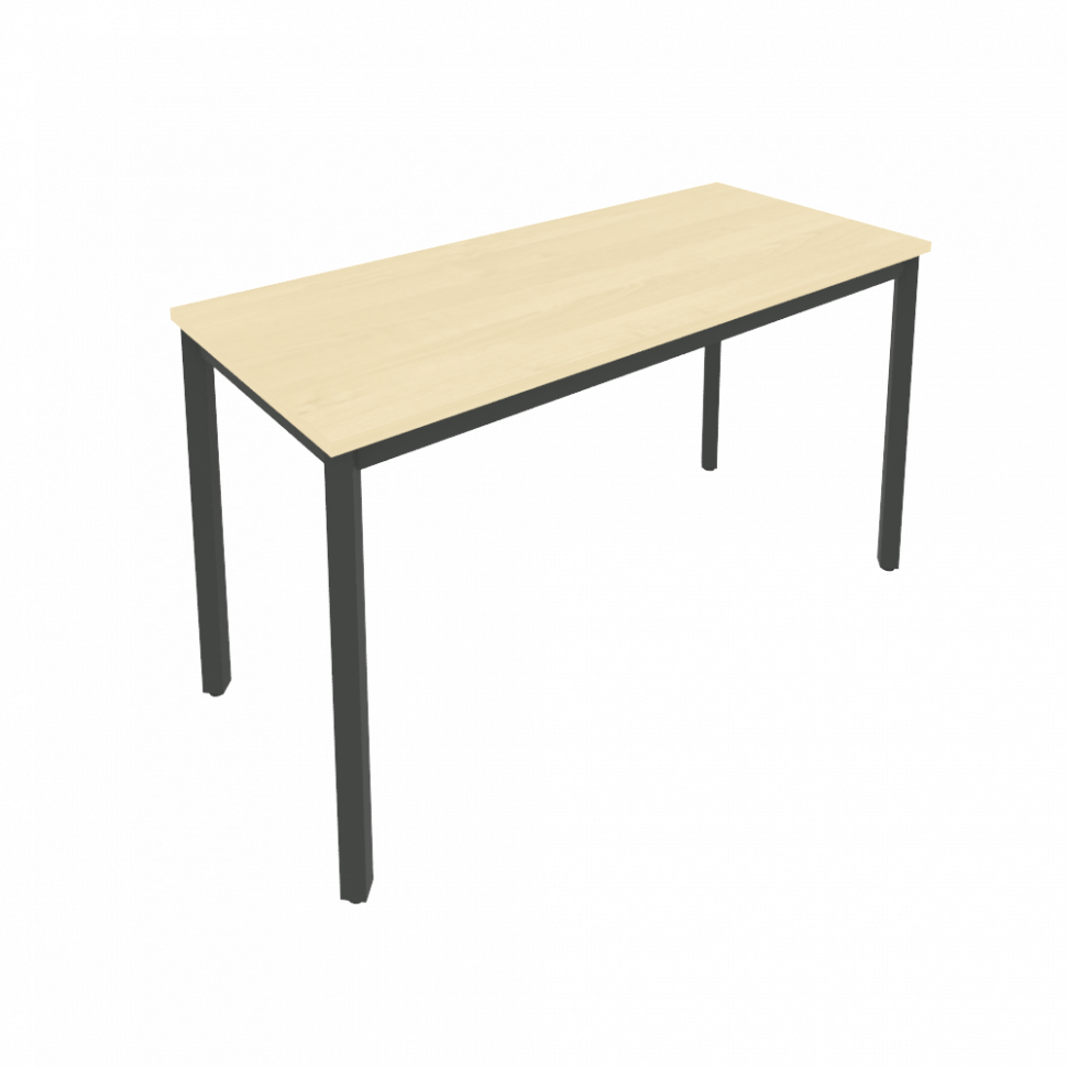 Slim Стол письменный на металлокаркасе С.СП-5.1 Клен/Металл Антрацит 1380*600*750