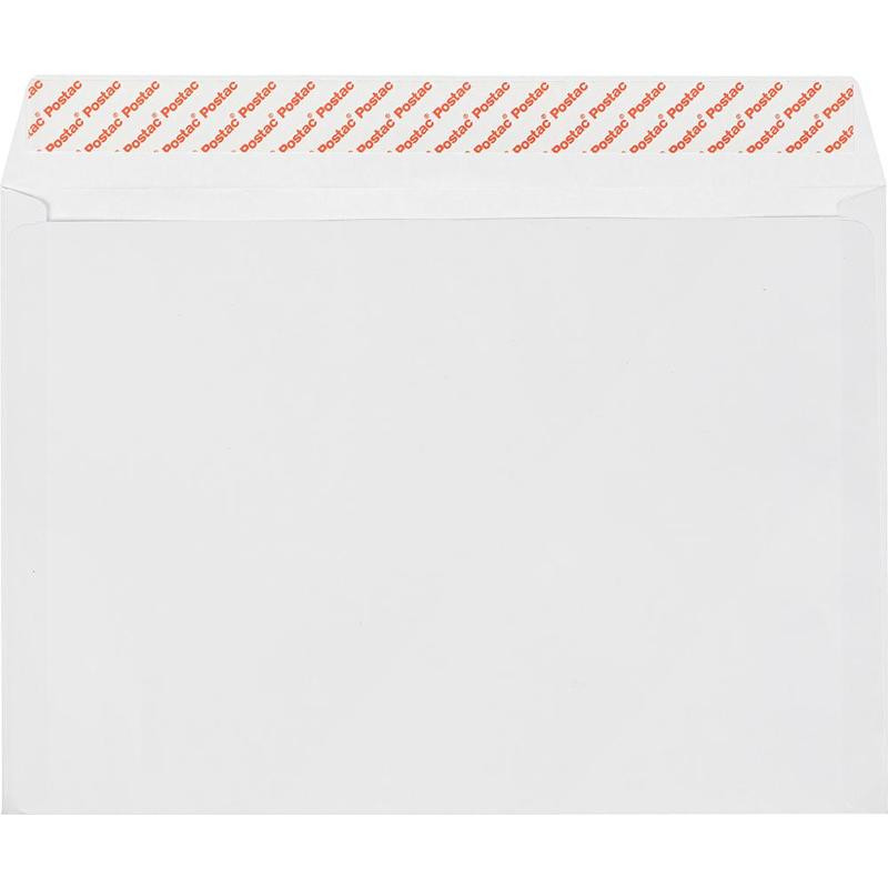 Конверт белый С4 стрип 229х324 100г без внут.зап. КОМУС 500шт/ уп