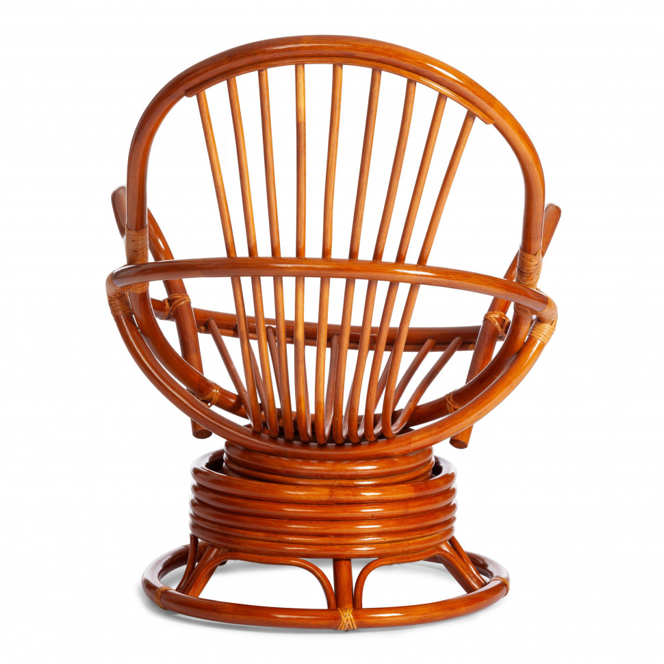 Кресло вращающееся "FLORES" 5005 /без подушки/ Cognac (коньяк)