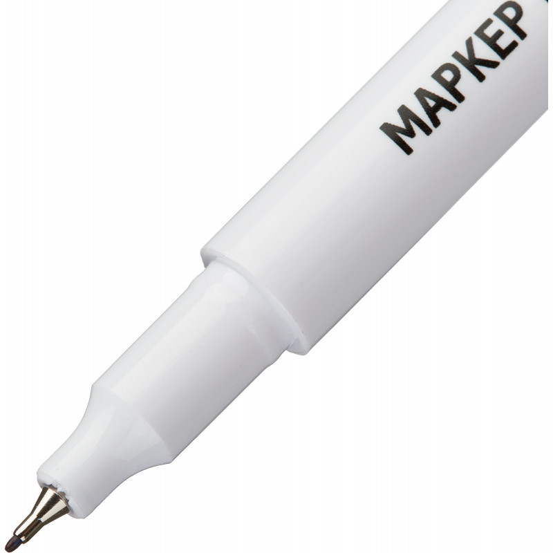 Маркер перманентный ATTACHE синий 0,5 мм